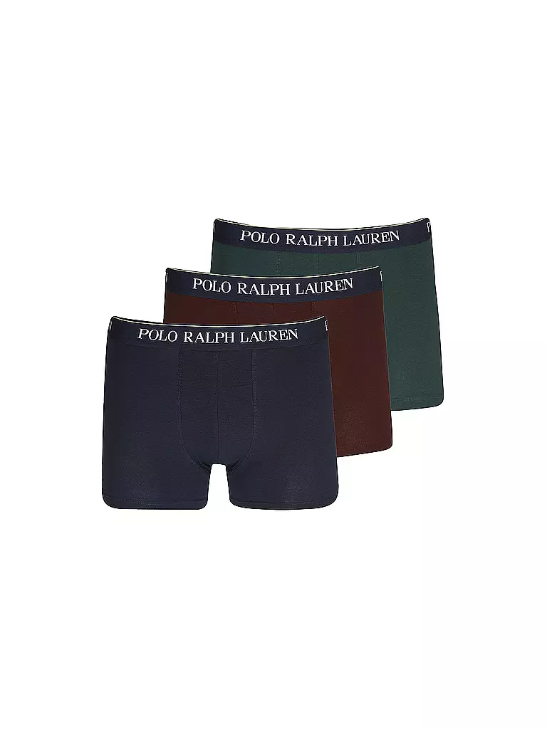 POLO RALPH LAUREN | Calzoncillos paquete de 3 azul, verde, rojo | Azul oscuro