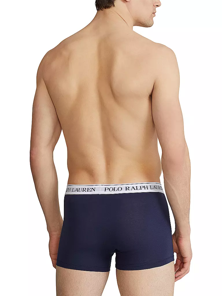 POLO RALPH LAUREN | Calzoncillos paquete de 3 azul con estampado | Azul oscuro