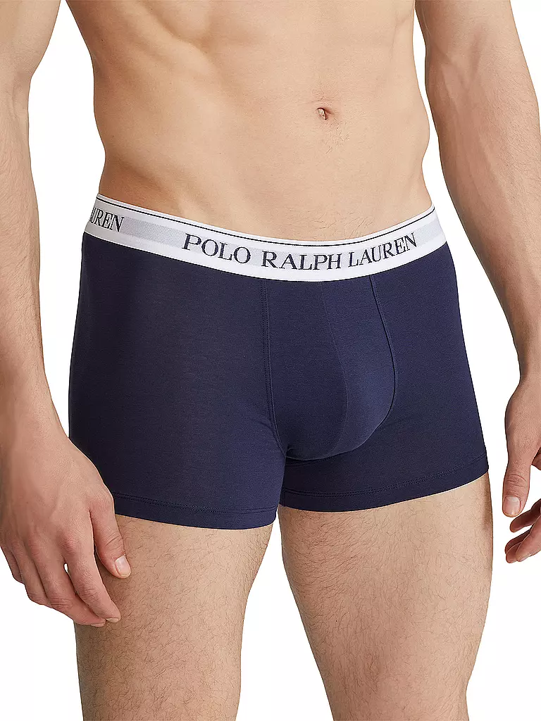 POLO RALPH LAUREN | Calzoncillos paquete de 3 azul con estampado | Azul oscuro