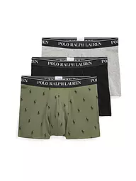 POLO RALPH LAUREN | Calzoncillos paquete de 3 rojo negro | Oliva