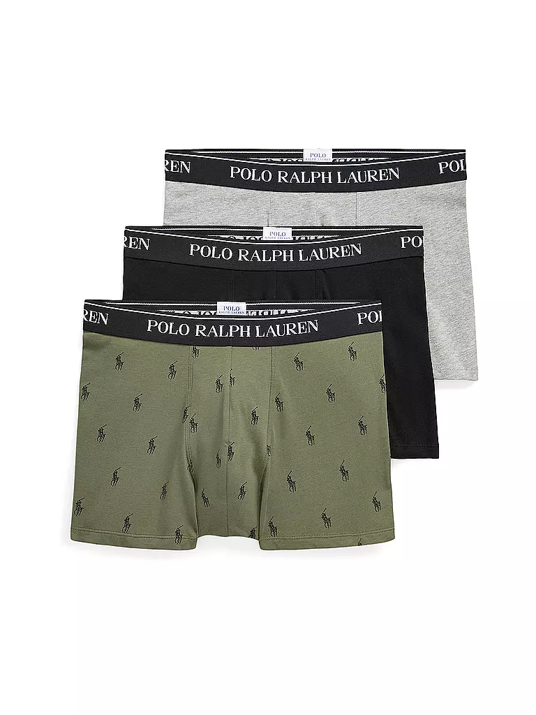 POLO RALPH LAUREN | Calzoncillos paquete de 3 grdn trl aop | Oliva