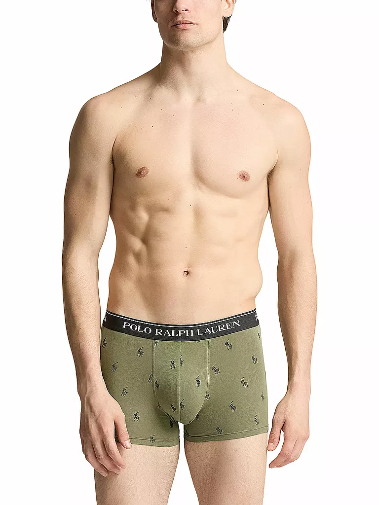 POLO RALPH LAUREN | Calzoncillos paquete de 3 grdn trl aop | Oliva