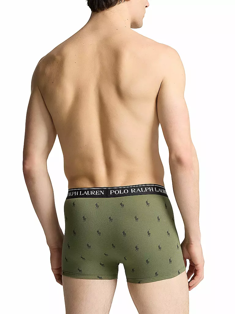 POLO RALPH LAUREN | Calzoncillos paquete de 3 grdn trl aop | Oliva