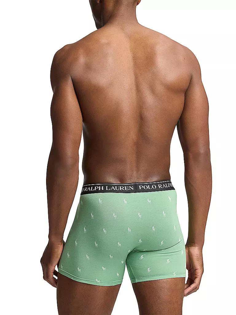 POLO RALPH LAUREN | Calzoncillos paquete de 3 negro bcly htr pstchio | Verde claro