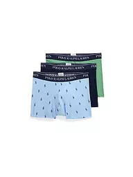 POLO RALPH LAUREN | Calzoncillos paquete de 3 rojo negro | Azul claro