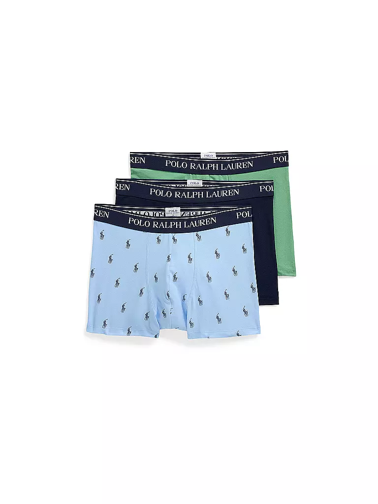 POLO RALPH LAUREN | Calzoncillos paquete de 3 rojo | Azul claro