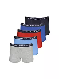 POLO RALPH LAUREN | Calzoncillos paquete de 5 gris azul rojo negro | Gris claro
