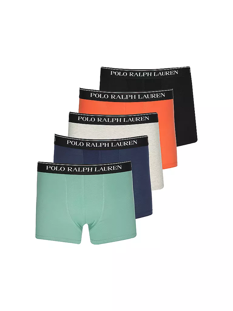 POLO RALPH LAUREN | Calzoncillos paquete de 5 jaspeado/azul marino | Azul oscuro