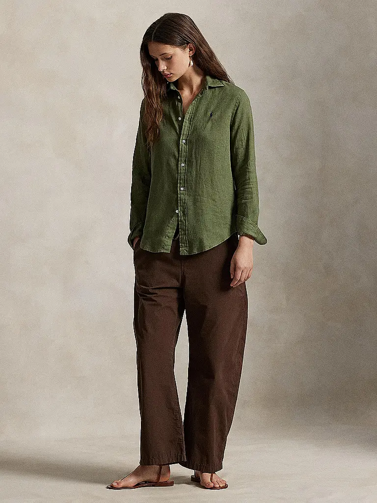 POLO RALPH LAUREN | Camisa blusa | Oliva