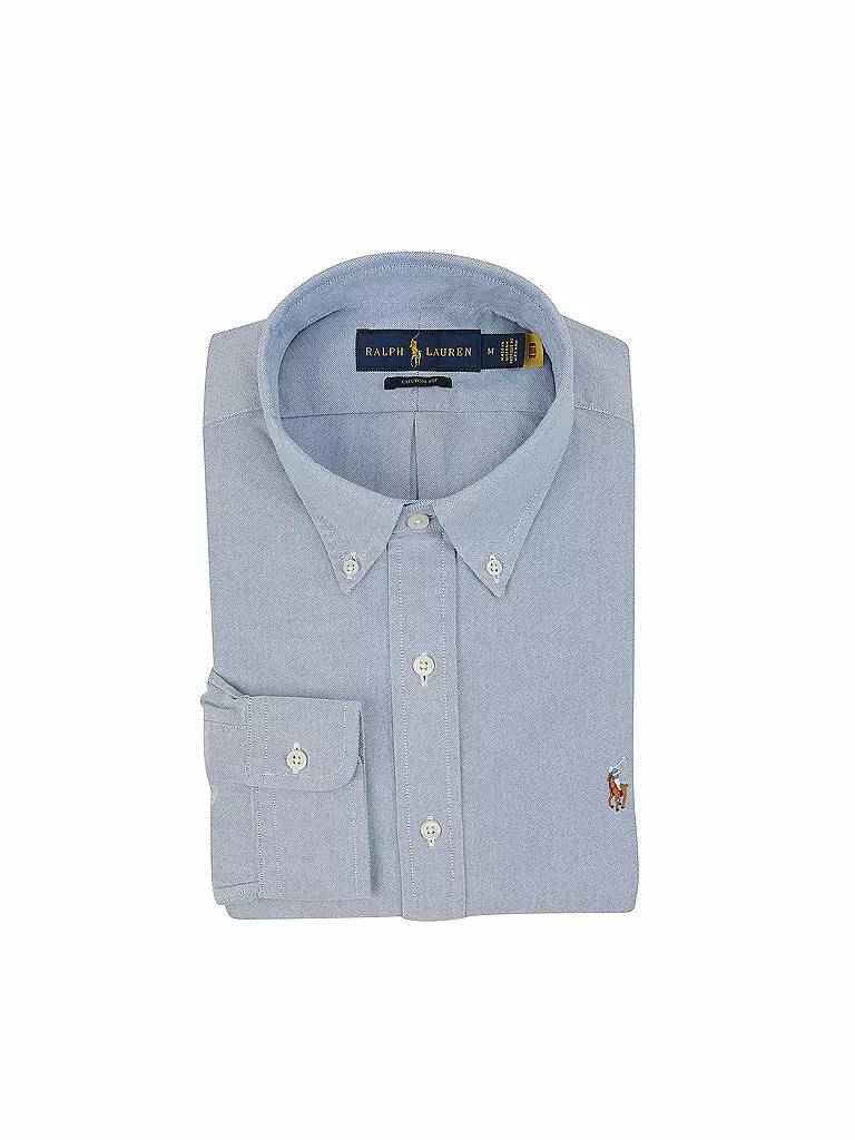 POLO RALPH LAUREN | Camisa Custom Fit | Azul claro