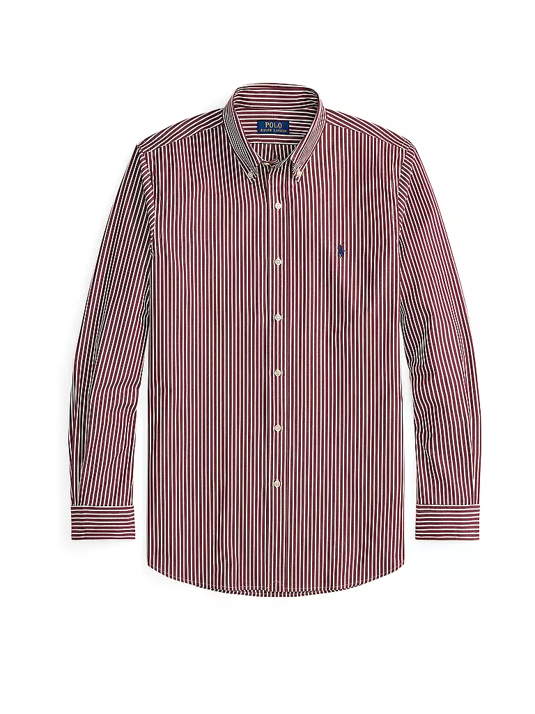 POLO RALPH LAUREN | Camisa Custom Fit | Rojo oscuro