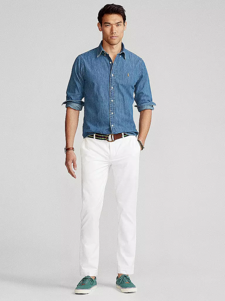 POLO RALPH LAUREN | Camisa Custom Fit | blau