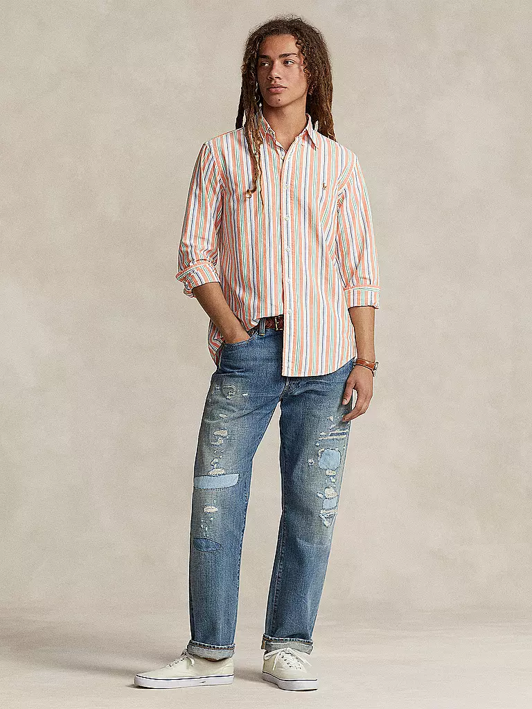 POLO RALPH LAUREN | Camisa Custom Fit | Naranja
