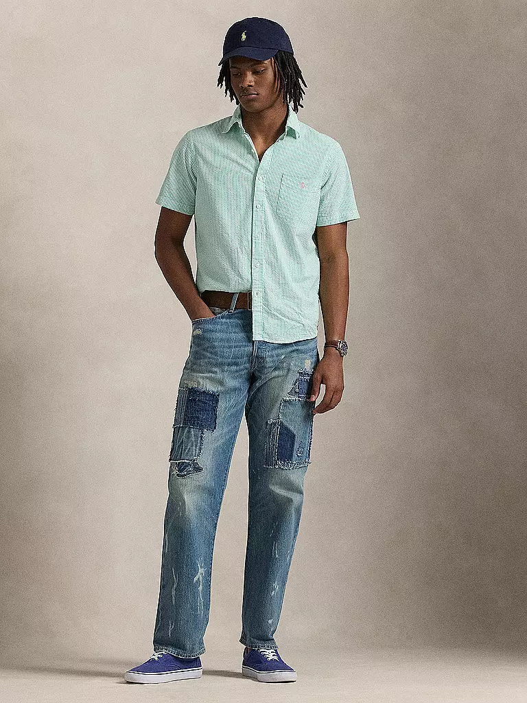 POLO RALPH LAUREN | Camisa Custom Fit | Verde claro