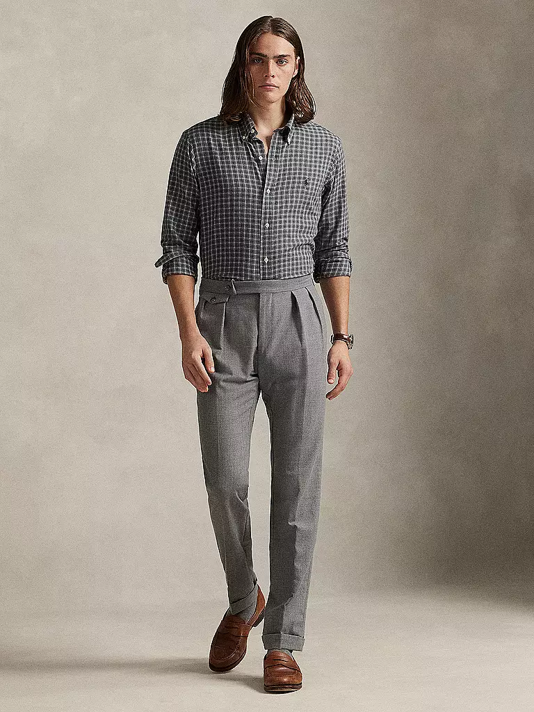 POLO RALPH LAUREN | Camisa Custom Fit | Gris