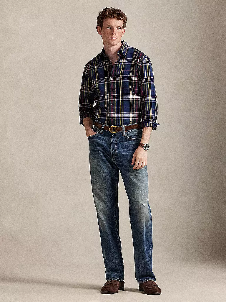 POLO RALPH LAUREN | Camisa Custom Fit | Azul oscuro