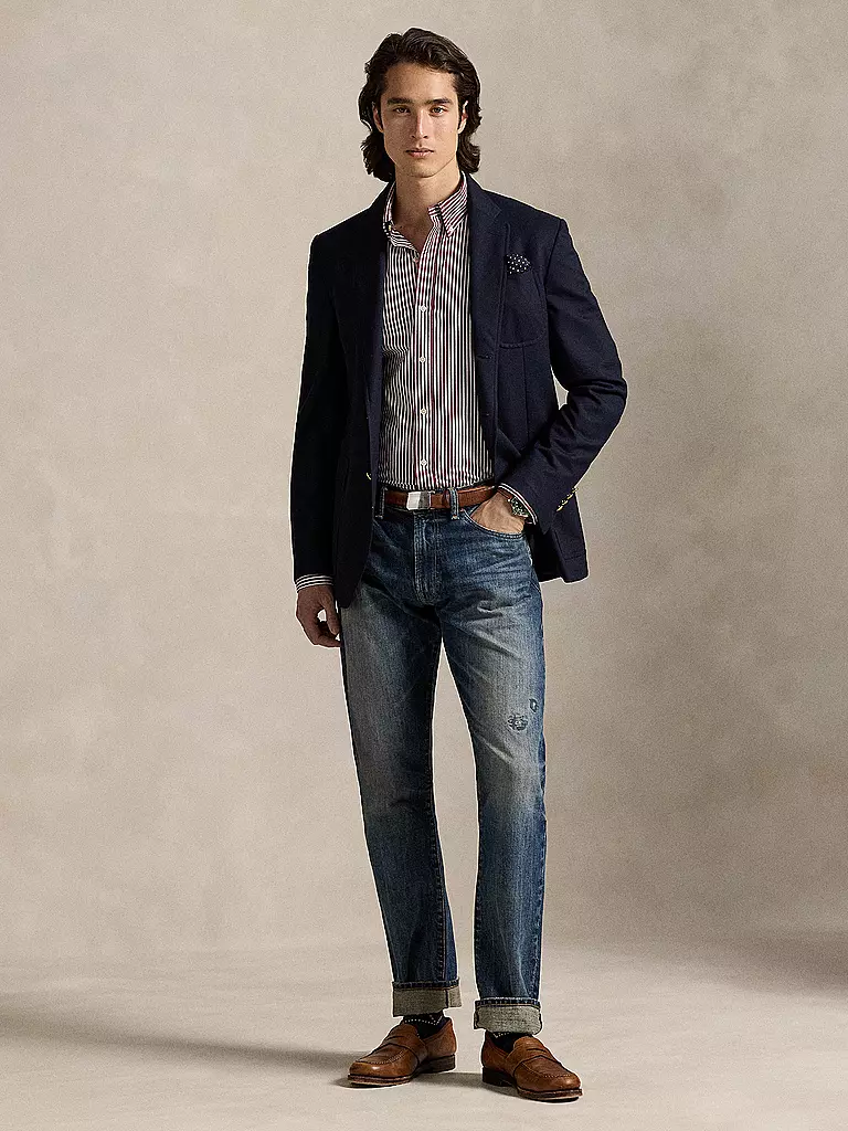 POLO RALPH LAUREN | Camisa Custom Fit | Rojo oscuro
