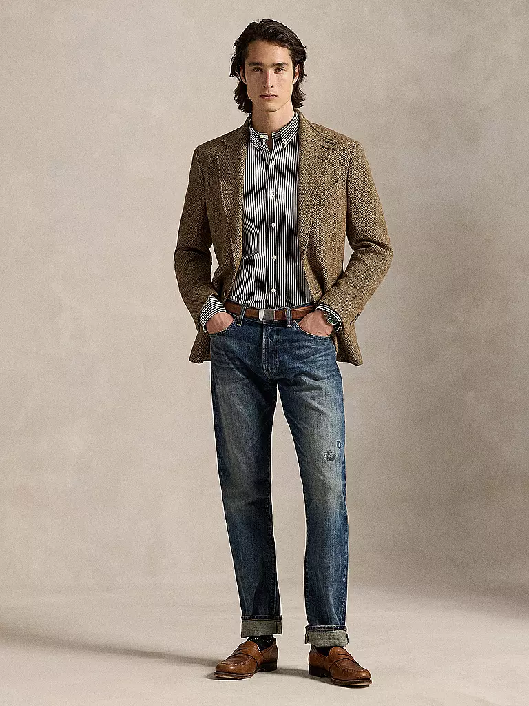 POLO RALPH LAUREN | Camisa Custom Fit | Verde oscuro