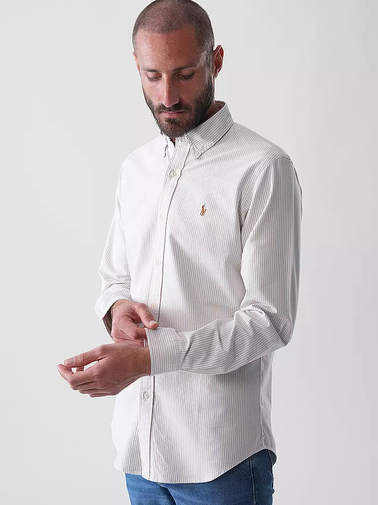 POLO RALPH LAUREN | Camisa Custom Fit | Beige