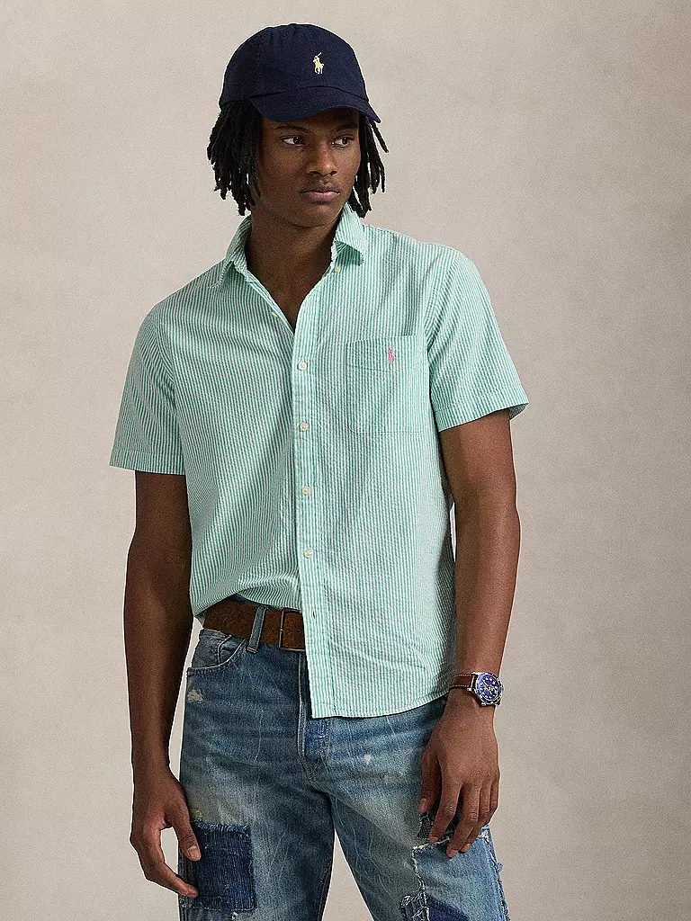POLO RALPH LAUREN | Camisa Custom Fit | Verde claro