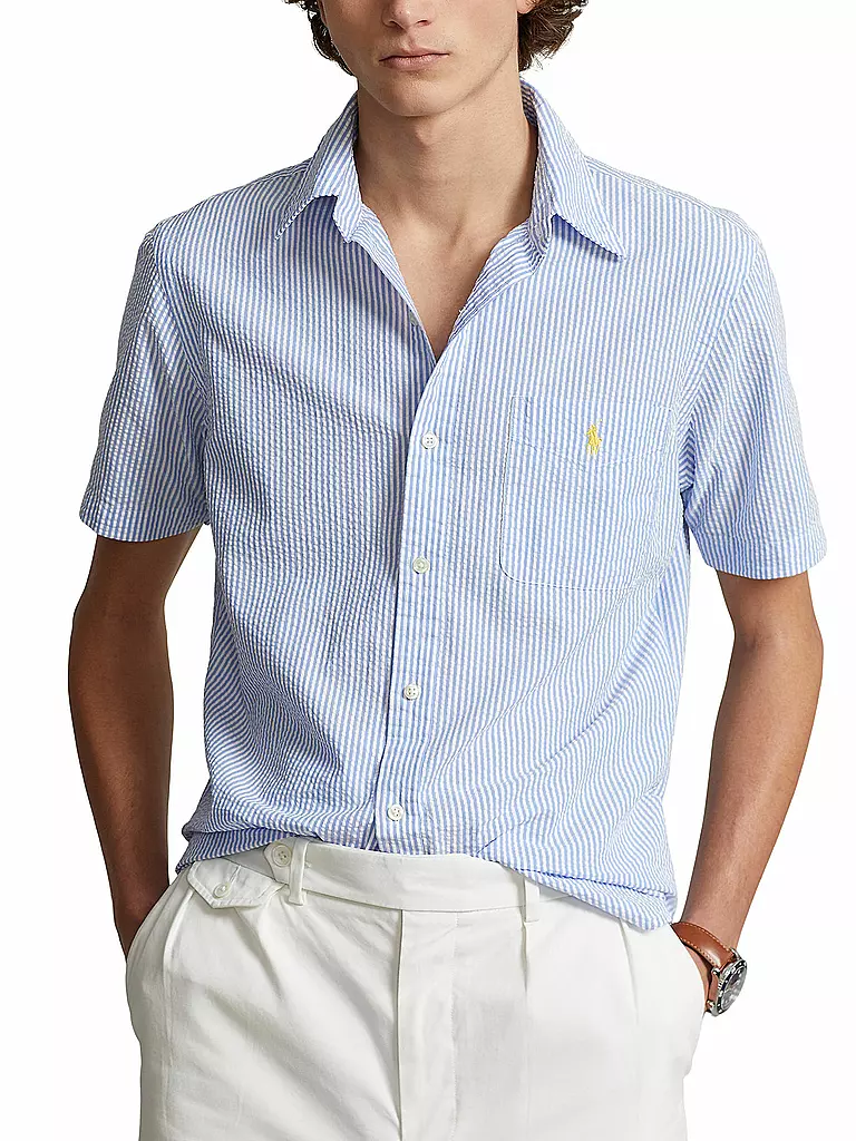 POLO RALPH LAUREN | Camisa Custom Fit | Azul claro