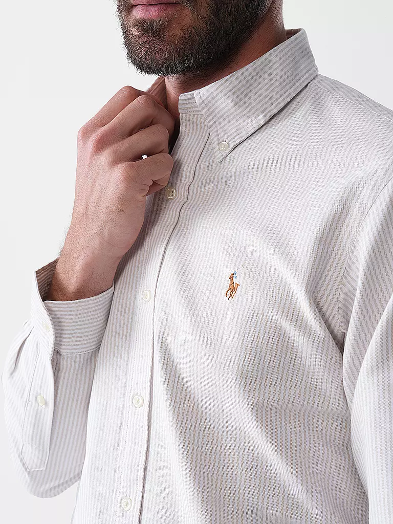 POLO RALPH LAUREN | Camisa Custom Fit | Beige