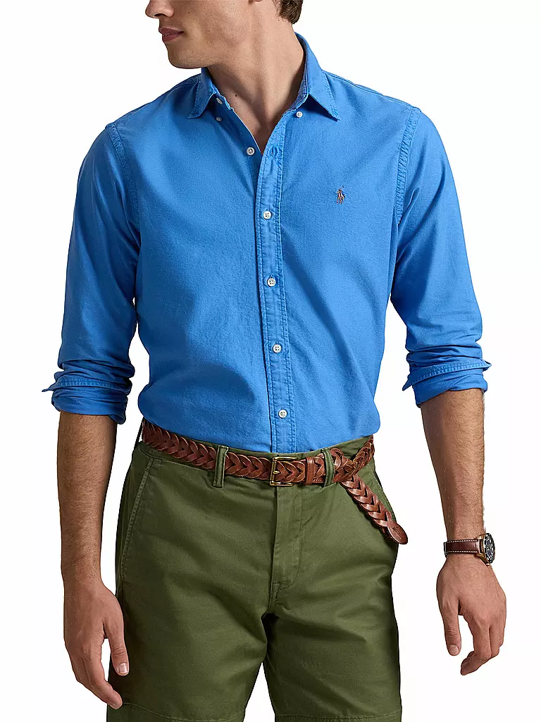 POLO RALPH LAUREN | Camisa Custom Fit | Azul
