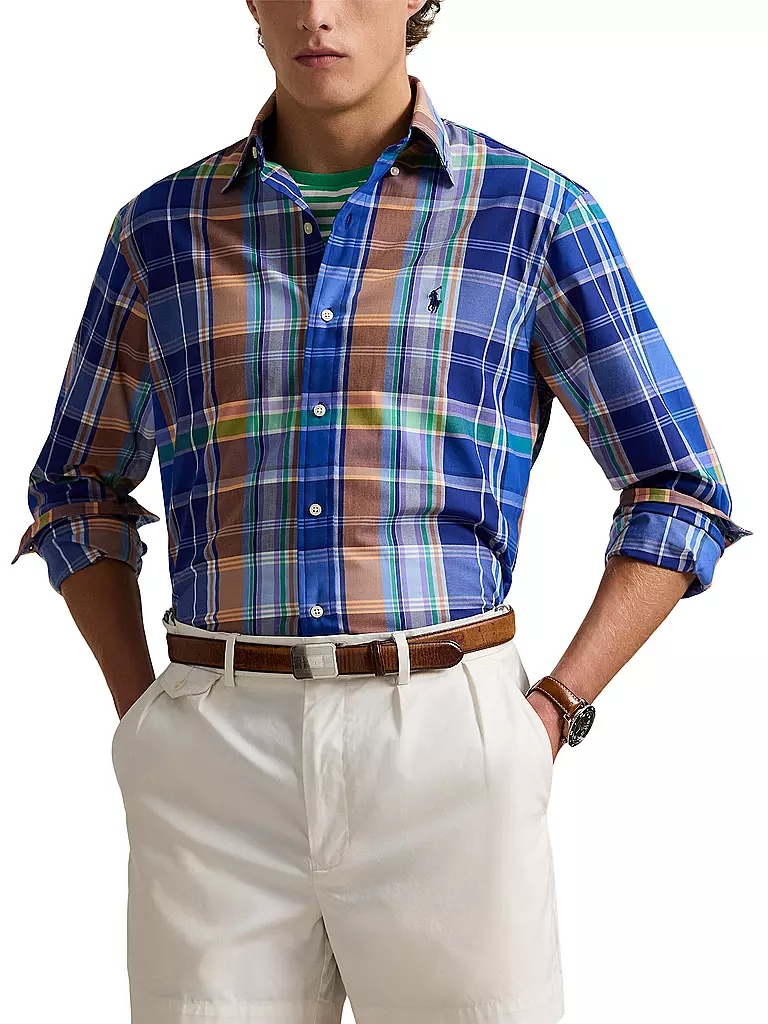 POLO RALPH LAUREN | Camisa Custom Fit | Azul