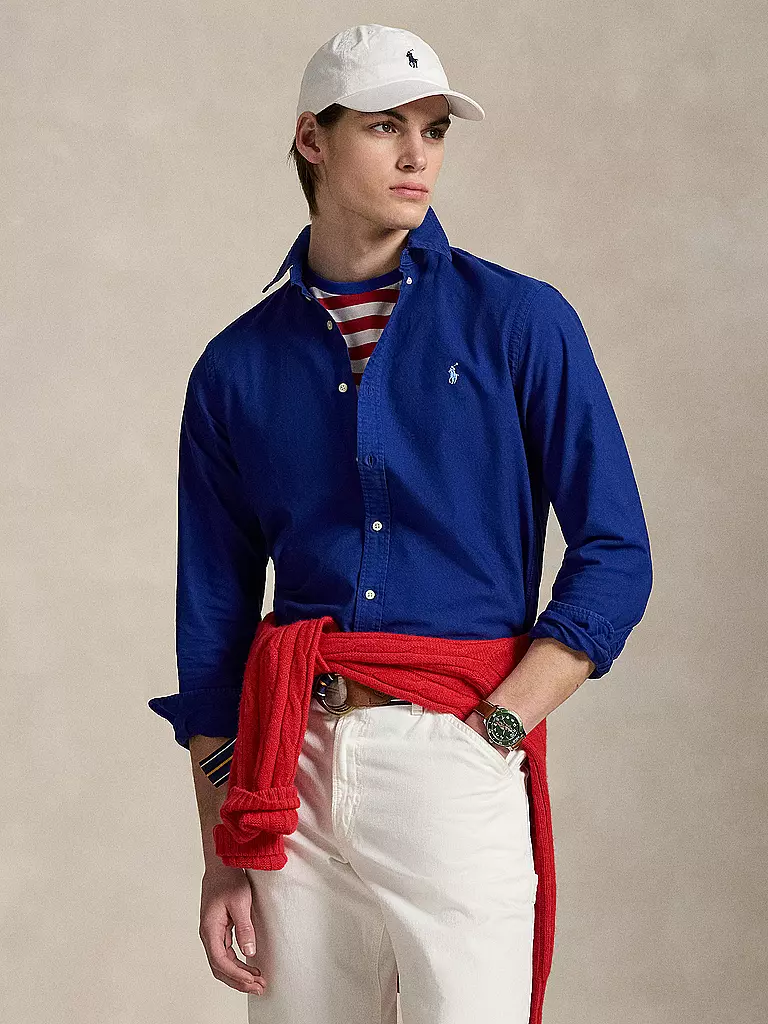 POLO RALPH LAUREN | Camisa Custom Fit | Azul oscuro