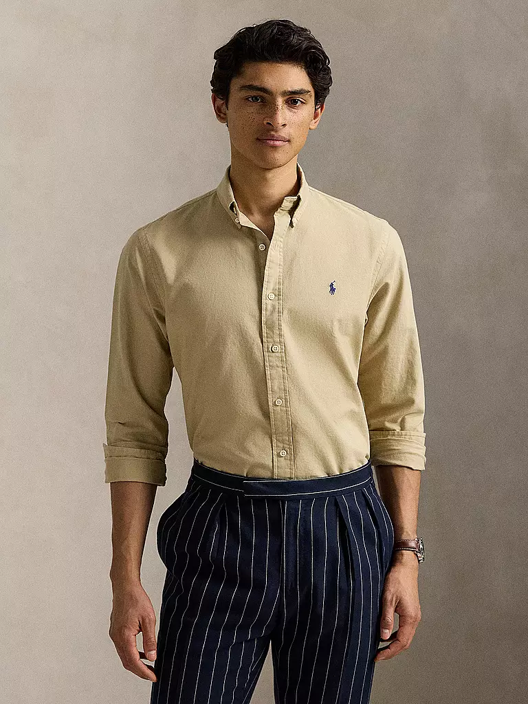 POLO RALPH LAUREN | Camisa Custom Fit | Camel