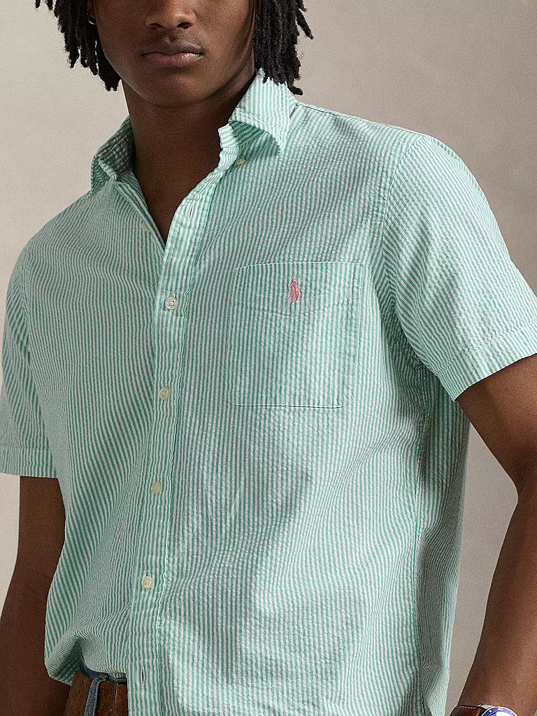 POLO RALPH LAUREN | Camisa Custom Fit | Verde claro