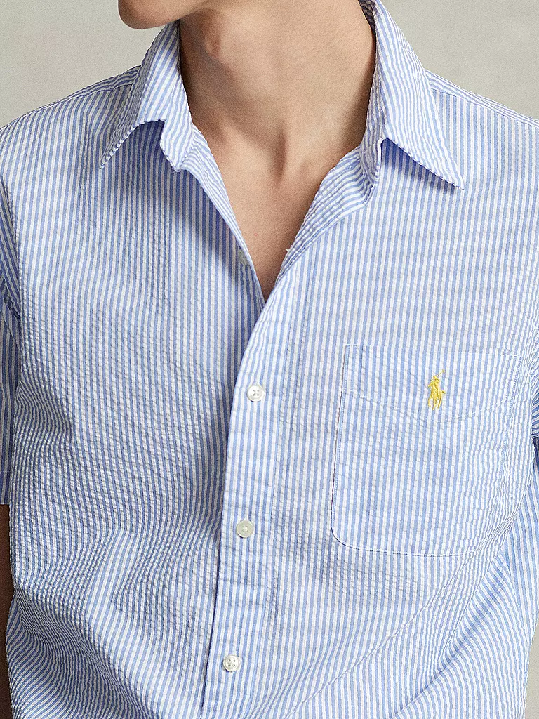 POLO RALPH LAUREN | Camisa Custom Fit | Azul claro
