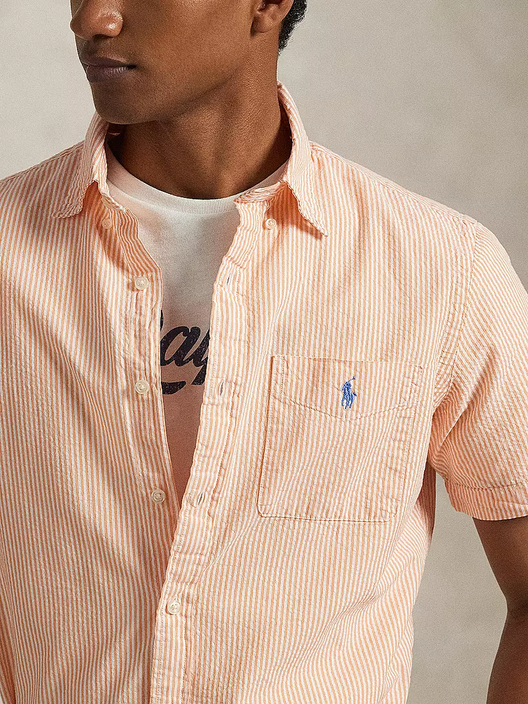 POLO RALPH LAUREN | Camisa Custom Fit | Naranja