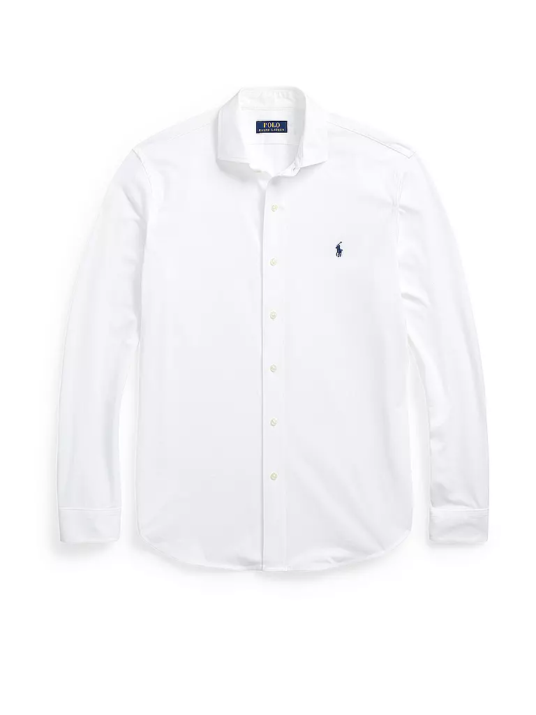 POLO RALPH LAUREN | Camisa de jersey de corte entallado | Blanco