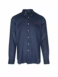 POLO RALPH LAUREN | Leinenhemd Custom Fit | Azul oscuro