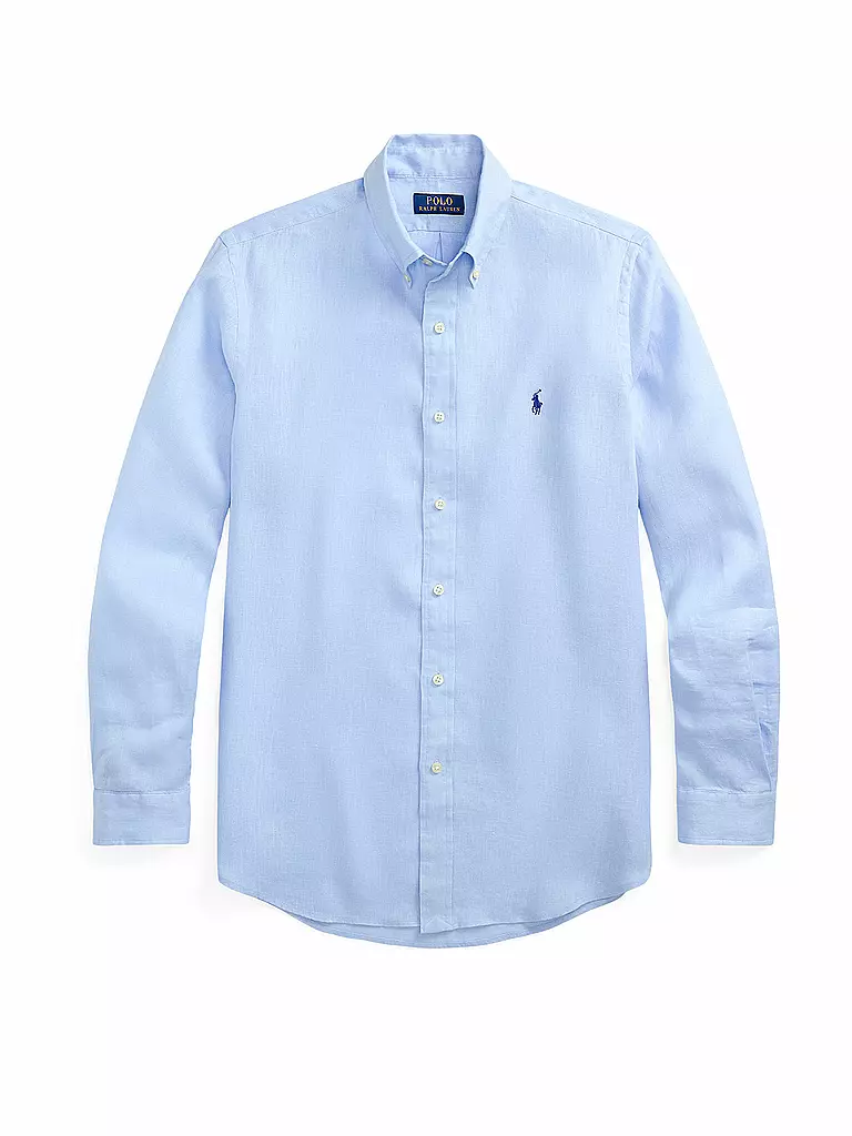 POLO RALPH LAUREN | Camisa de lino Custom Fit | Azul claro