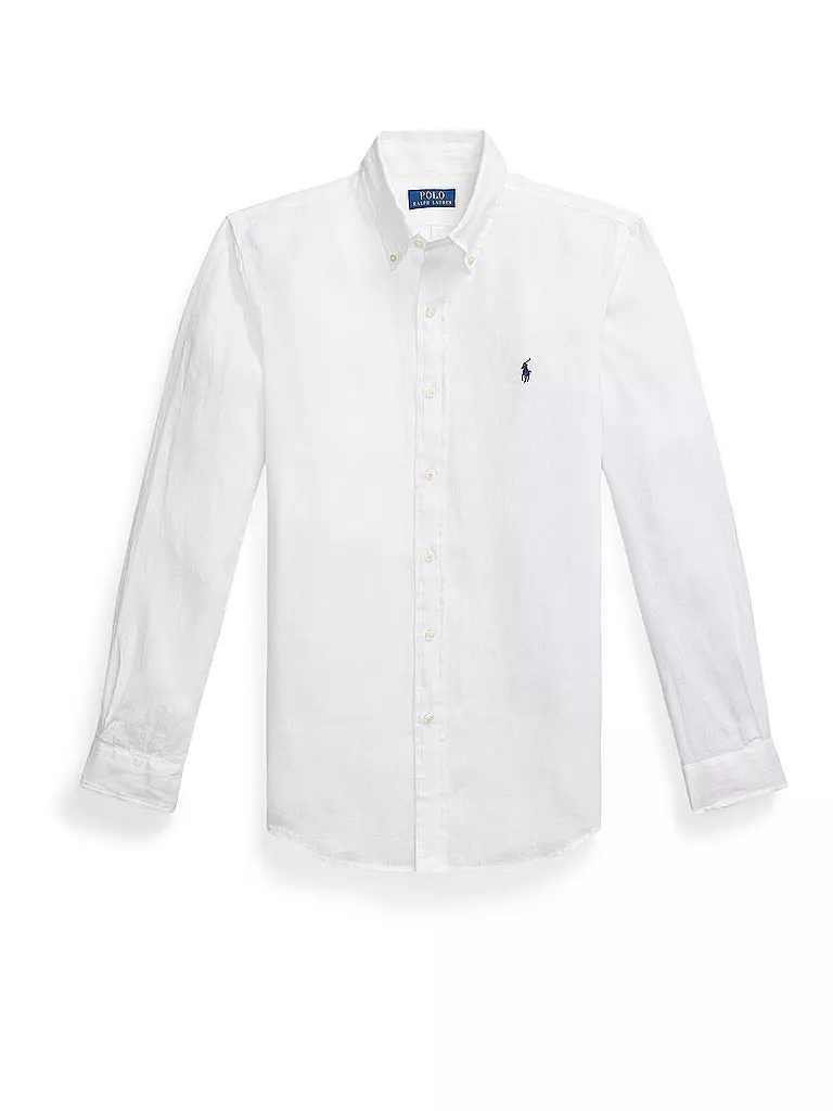 POLO RALPH LAUREN | Camisa de lino Custom Fit | Blanco