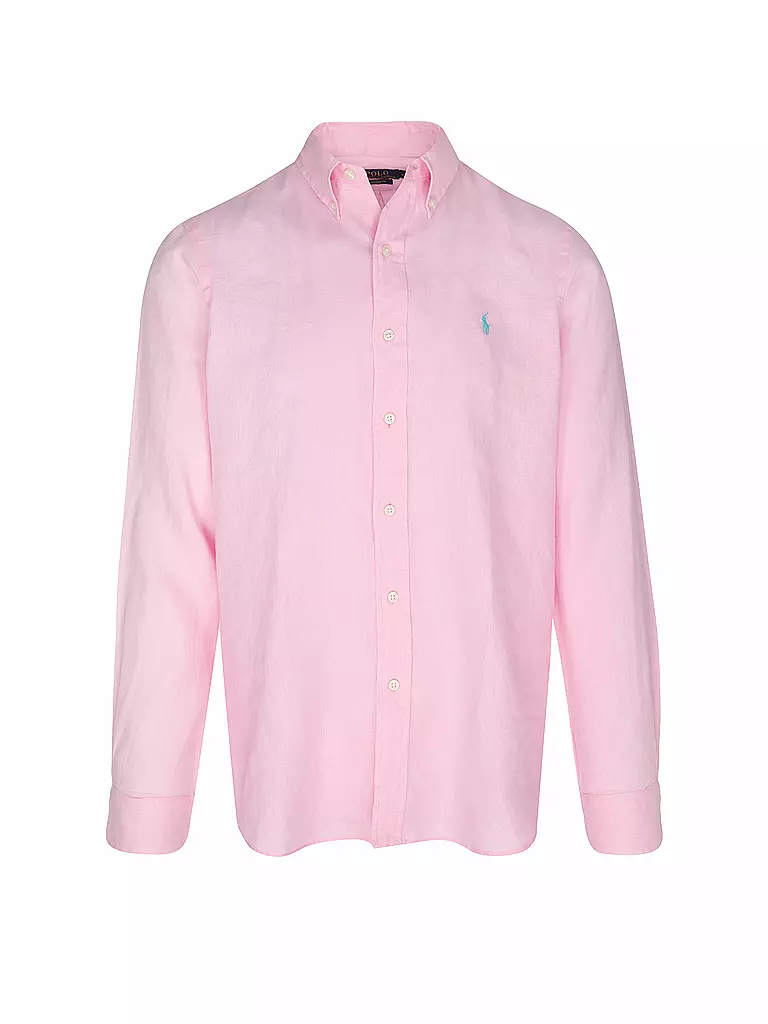 POLO RALPH LAUREN | Camisa de lino Custom Fit | Rosa