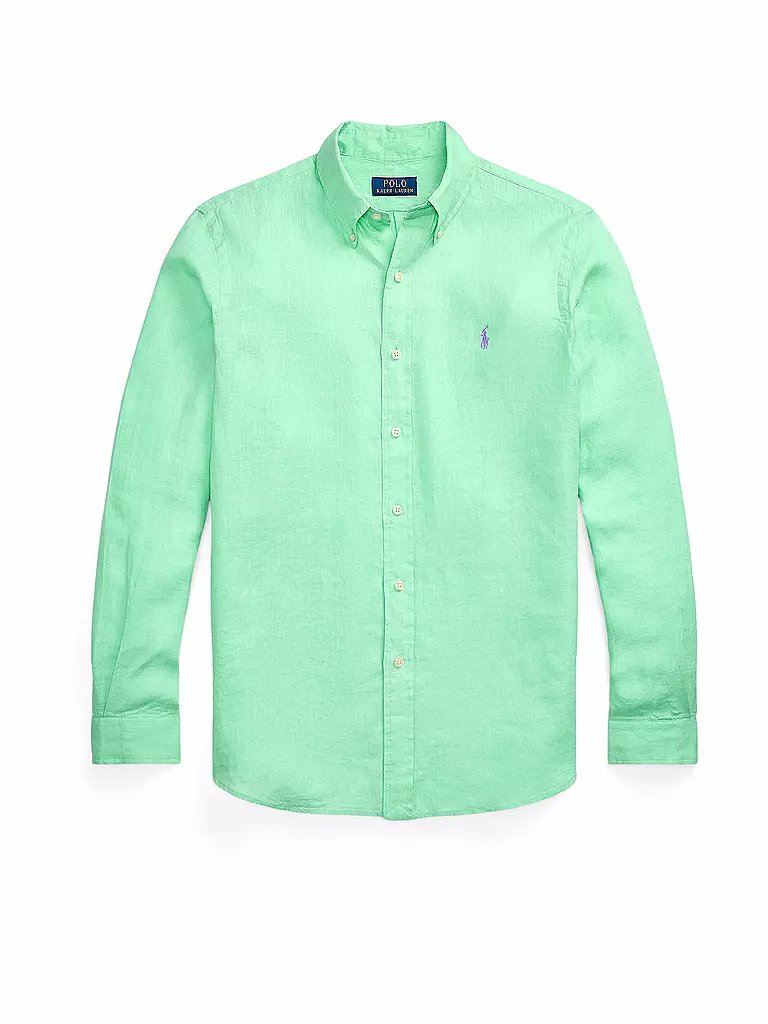 POLO RALPH LAUREN | Camisa de lino Custom Fit | Turquesa