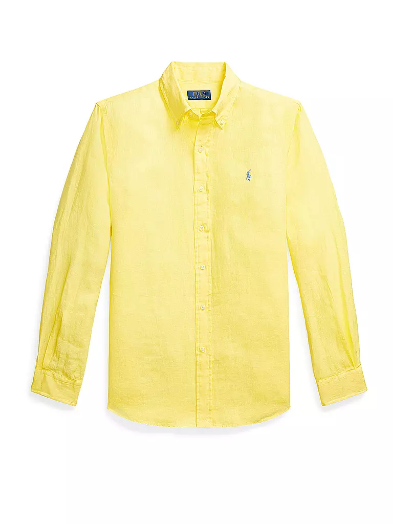 POLO RALPH LAUREN | Camisa de lino Custom Fit | Amarillo