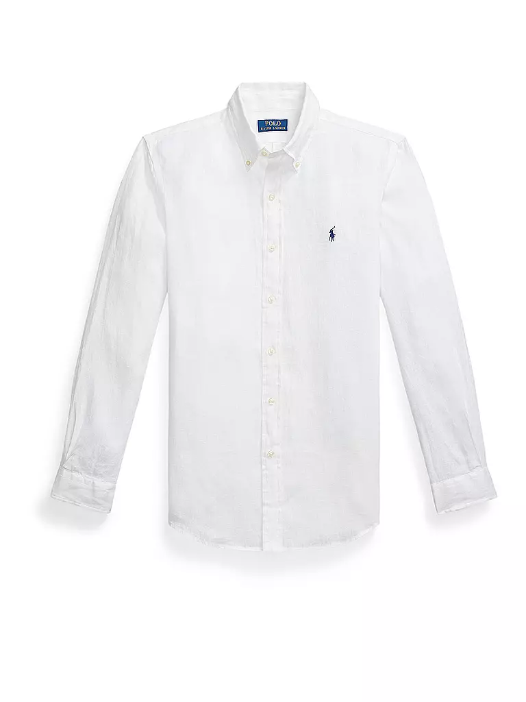 POLO RALPH LAUREN | Camisa de lino Custom Fit | Blanco