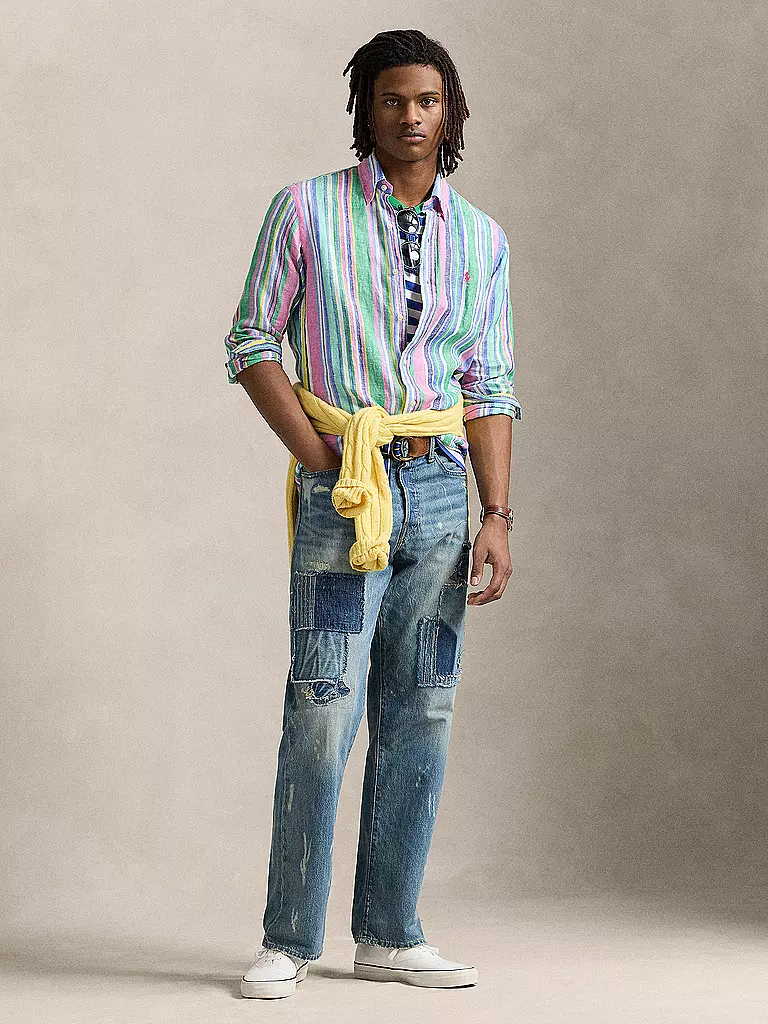 POLO RALPH LAUREN | Camisa de lino Custom Fit | Multicolor