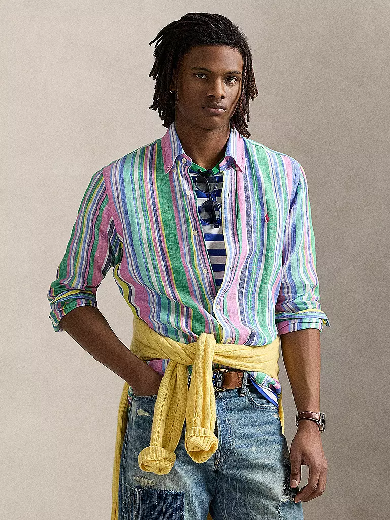 POLO RALPH LAUREN | Camisa de lino Custom Fit | Multicolor