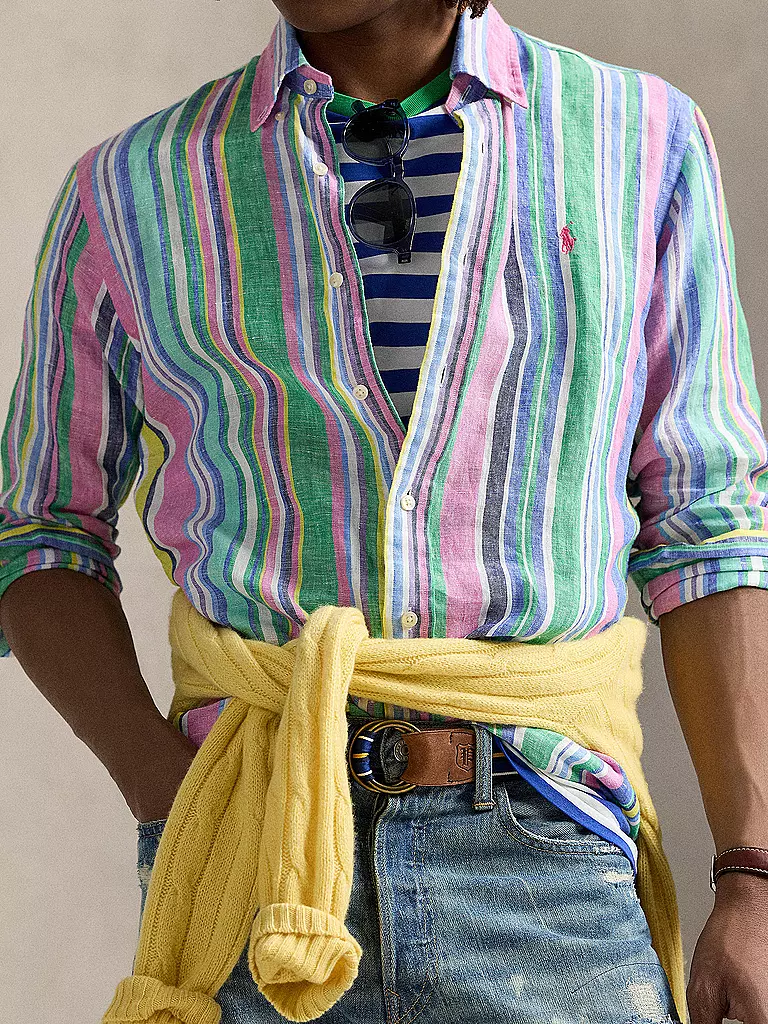 POLO RALPH LAUREN | Camisa de lino Custom Fit | Multicolor