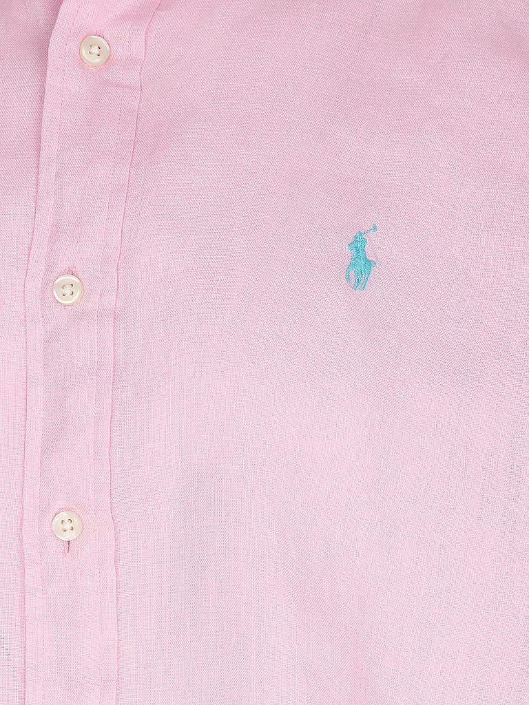 POLO RALPH LAUREN | Camisa de lino Custom Fit | Rosa