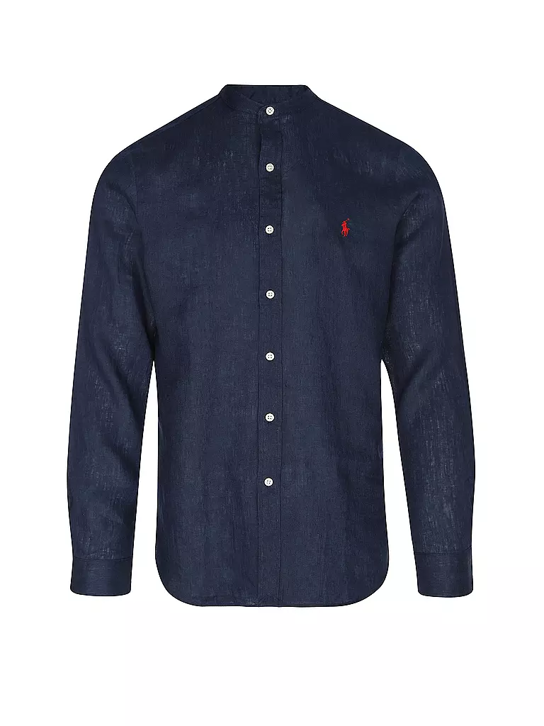 POLO RALPH LAUREN | Camisa de lino | Azul oscuro