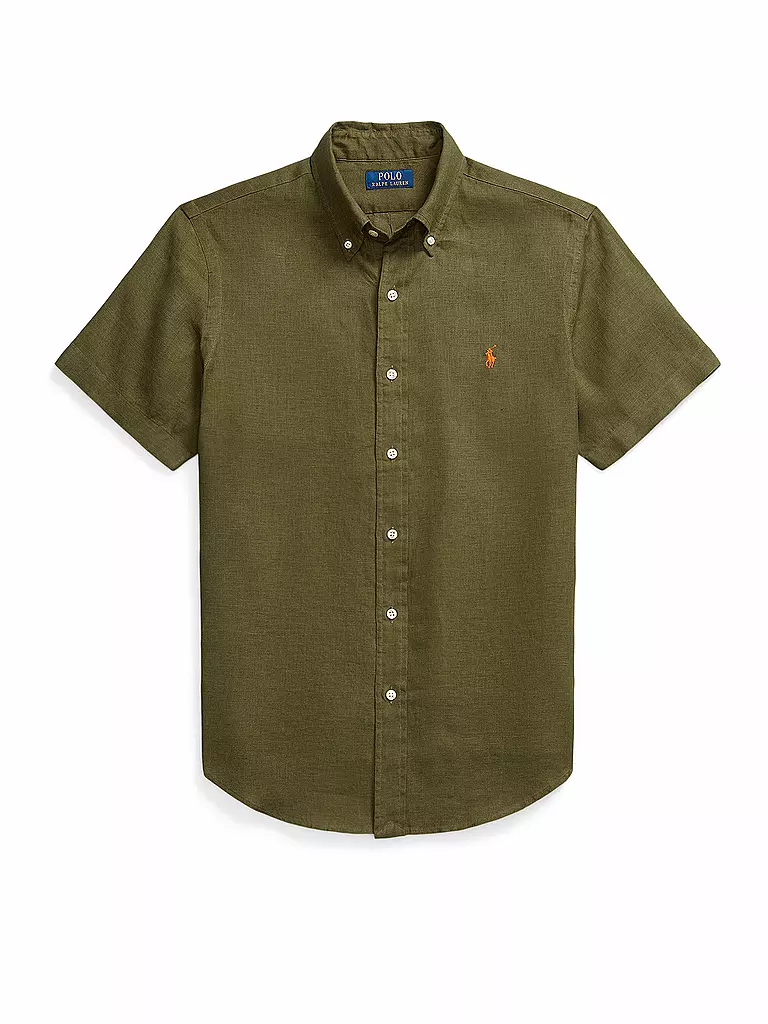 POLO RALPH LAUREN | Camisa de lino | Oliva