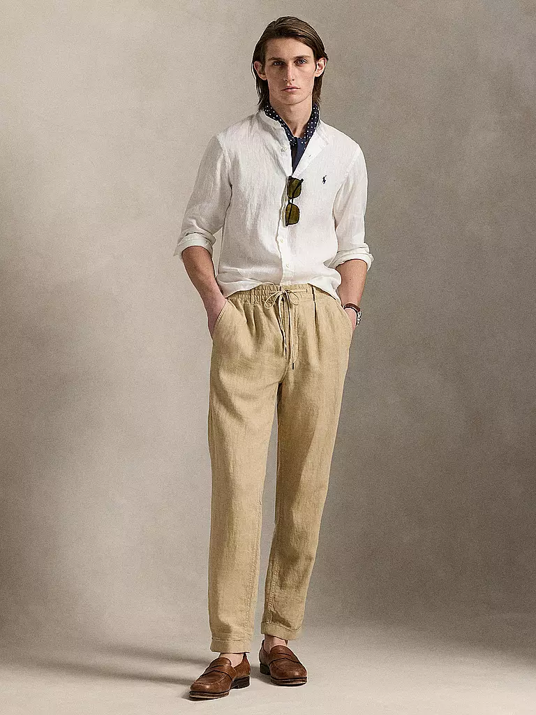POLO RALPH LAUREN | Camisa de lino | Blanco