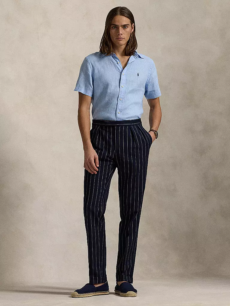 POLO RALPH LAUREN | Camisa de lino | Azul claro