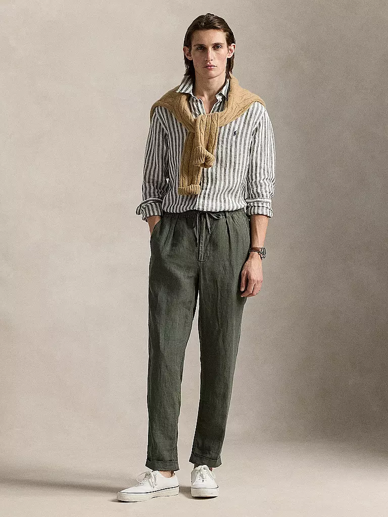 POLO RALPH LAUREN | Camisa de lino | olive